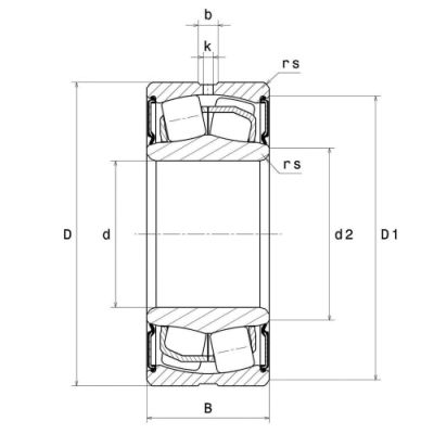 Сферический роликовый подшипник 23222-E1A-XL-M-C3